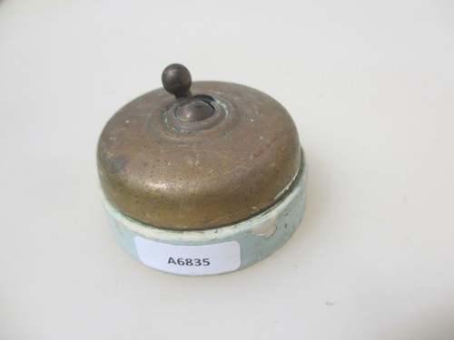 Antique brass ceramic light - brass,