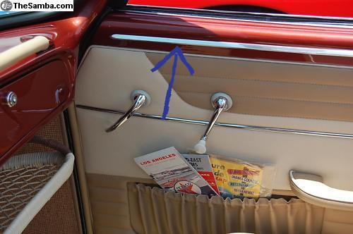 Karmann ghia above - ghia,, door