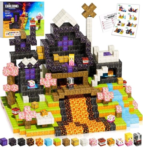 Magnetic blocks 120 pcs - magnetic, blocks-120