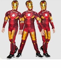 Iron Man Incredible Hulk Age 3-8 Boys Fancy Dress Kids Marvel Avengers Costume