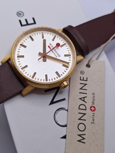 New mondaine yellow gold - mondaine, tone