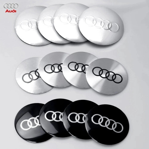 4pcs audi wheel hub center - 4pcs,