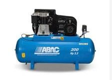 ABAC 200 Litre Belt Driven Air Compressor 5.5HP 11 BAR 23 CFM PROB5900B200FT5.5