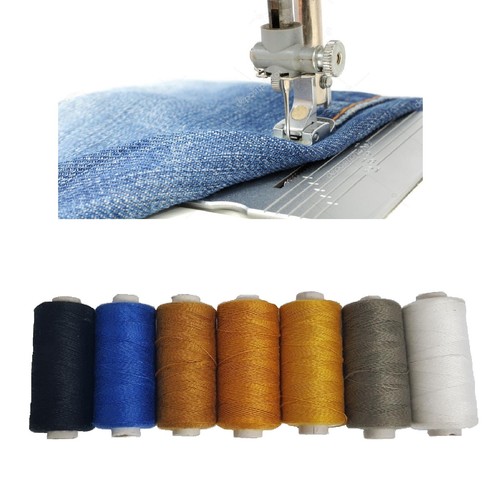 Denim threads polyester cotton - denim,