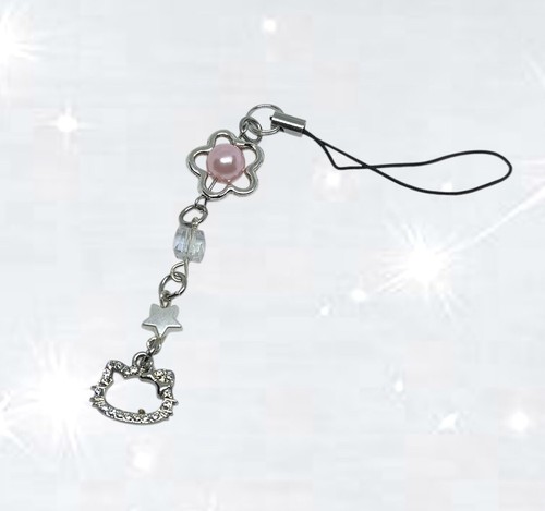 Hello kitty phone charm - hello,