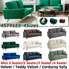 2/3/4 Seater Corduroy Teddy