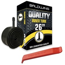 Baldwins 26 x 1.95 Bike Cycle Inner Tube Schrader Car Valve +BALDYS TYRE LEVER