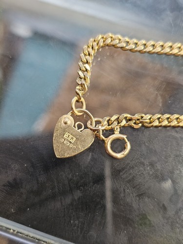 9ct gold curb chain - 9ct,