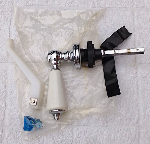 Toilet cistern flush lever - toilet,