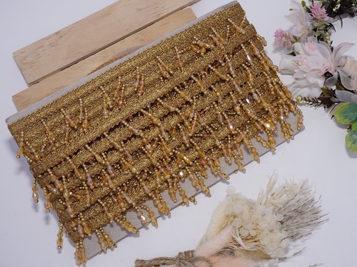 Yrds beaded fringe drop - yrds,