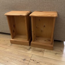 Pair of Solid Pine Narrow Side