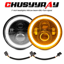 Pair 7-Inch Led Headlight For