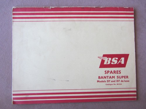 Orig 1965 bsa spares - spares, parts