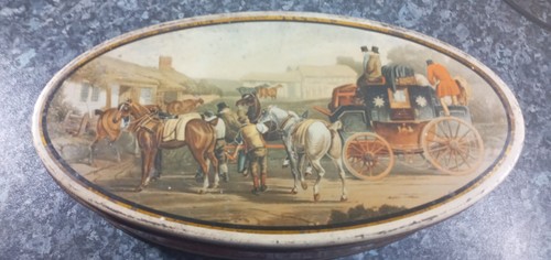 Vintage joybells biscuit tin - vintage,