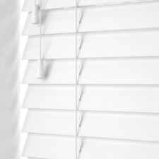 White faux wood string - faux,