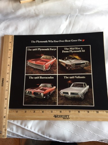 1968 nos plymouth showroom - nos,