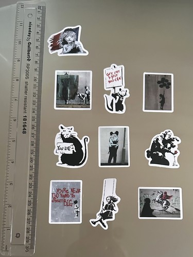 Banksy art graffiti stickers - art,