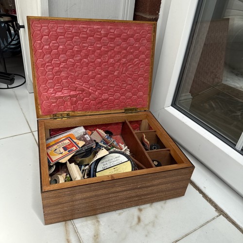 Vintage sewing storage - vintage,