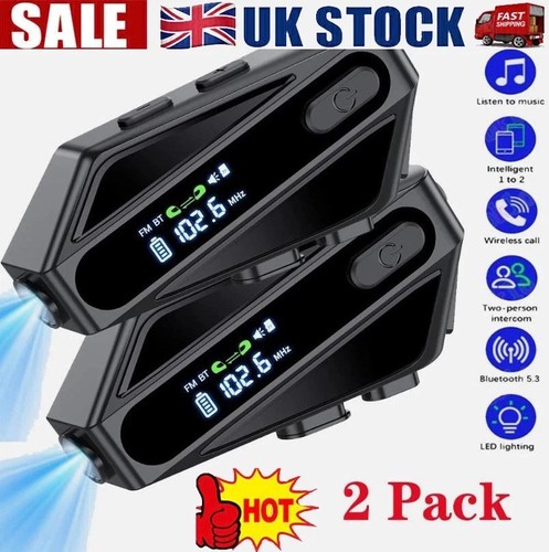 Led motorcycle helmet - 2x,