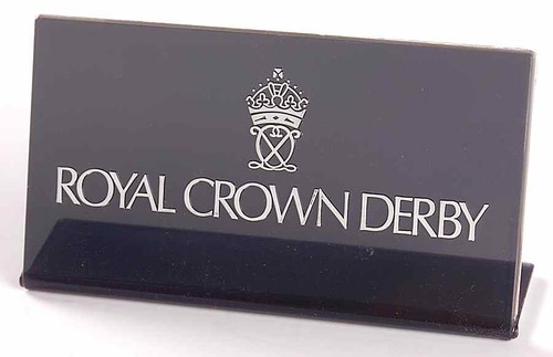 Royal crown derby - derby, advertising
