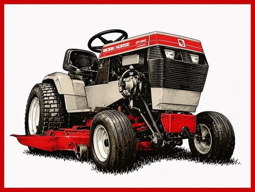 Wheel horse work - work,