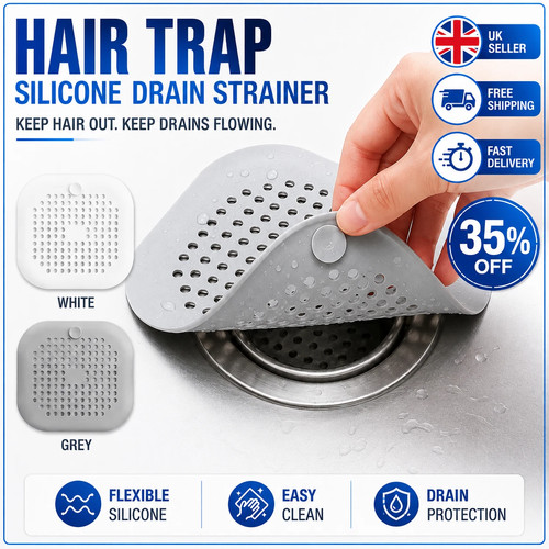 Hair trap shower bath - 2x/1x,