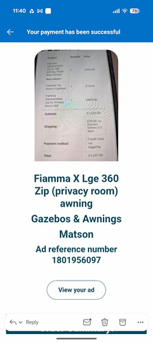 Fiamma zip awning privacy - fiamma,