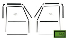 2 Front Door Window Channel Felt Guide Seal Kit for Land Rover Defender 90 & 110