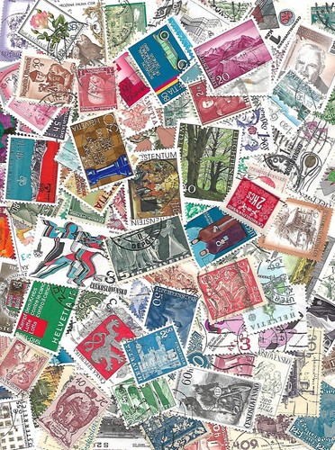 100 all different - different, stamp
