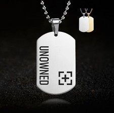 Un-collared, un-owned submissive or slave necklace, BDSM Necklace