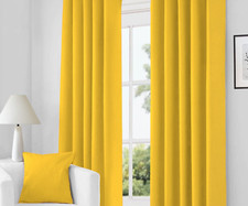 Blackout Curtains Eyelet Ring Top Or Pencil Pleat Thermal Ready made 2 Tie Backs