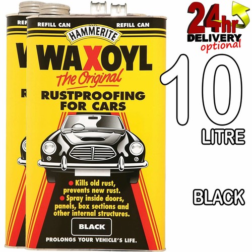 Hammerite 10litre black refill - 10litre,