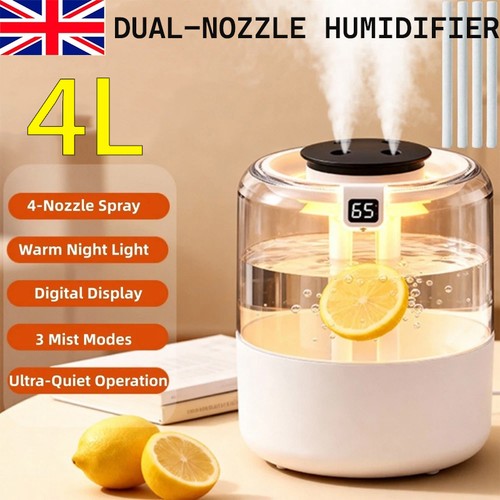 Cool mist air humidifier - cool, 4l