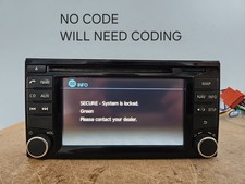 NISSAN NOTE / MICRA LCN2 SAT NAV CAR RADIO STEREO CD PLAYER HEAD UNIT 259153HN2A