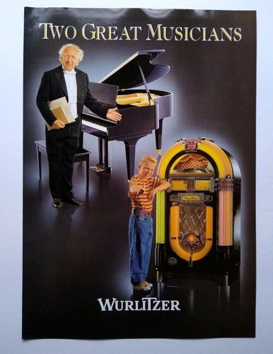 Wurlitzer piano black - black, onyx