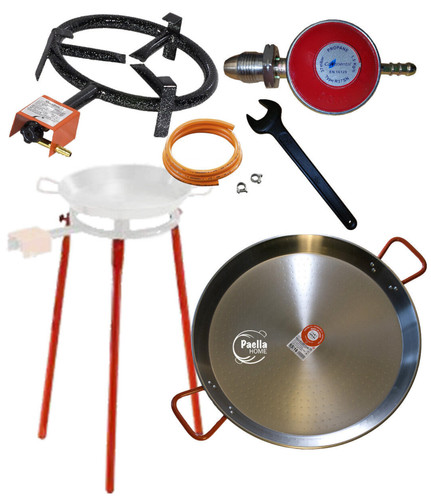40cm polished paella pan - polished,
