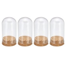 4Pcs Cloche Glass Dome Glass