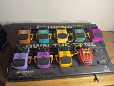 Behringer pedalboard with