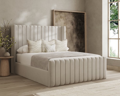 Ottoman winged panel - ottoman, bed