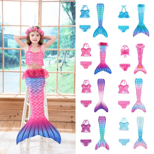 Girls mermaid tail swimsuit - girls,