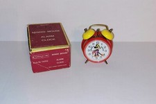 Minnie Mouse Bradley Alarm Clock MIB Germany 1960's vintage nice color  unused