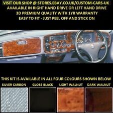 Saab 900  MK1  1978-1994 - Walnut Wood - Silver Carbon - Gloss Black - Dash Kit