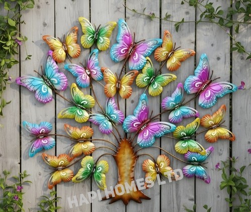 Colourful large butterfly tree - butterfly,