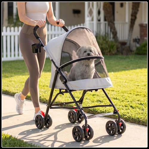 Pet stroller dog - cat, puppy