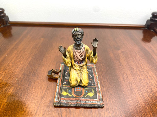 Bronze sculpture man arab - bronze,