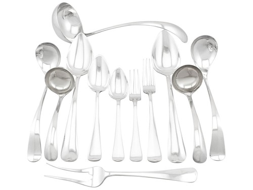 Antique dutch silver - silver, canteen