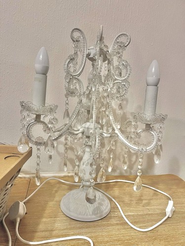 Shabby chic chandelier lamp - chic,