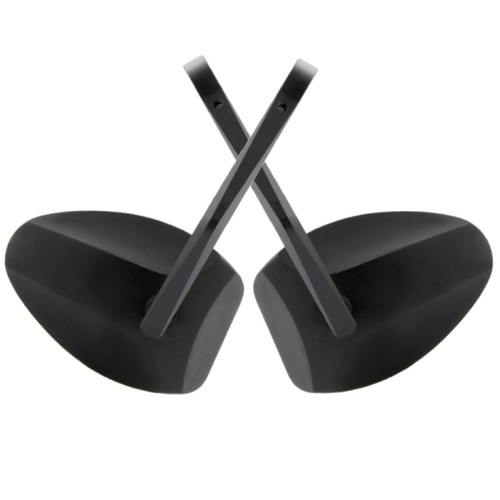 Bar end mirror pair aluminum - , 1