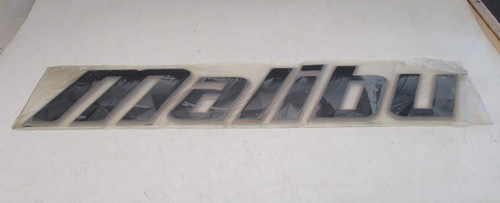 Malibu raised decal - raised, 3/4"