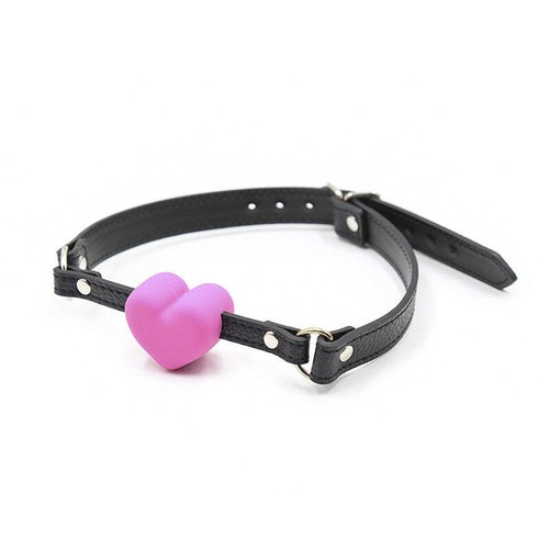 Heart shaped ball gag - ball,